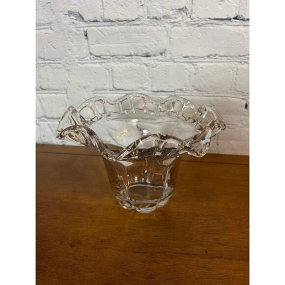 Vintage Duncan Miller Lace Edge Bowl Centerpiece - Picture 2 of 7